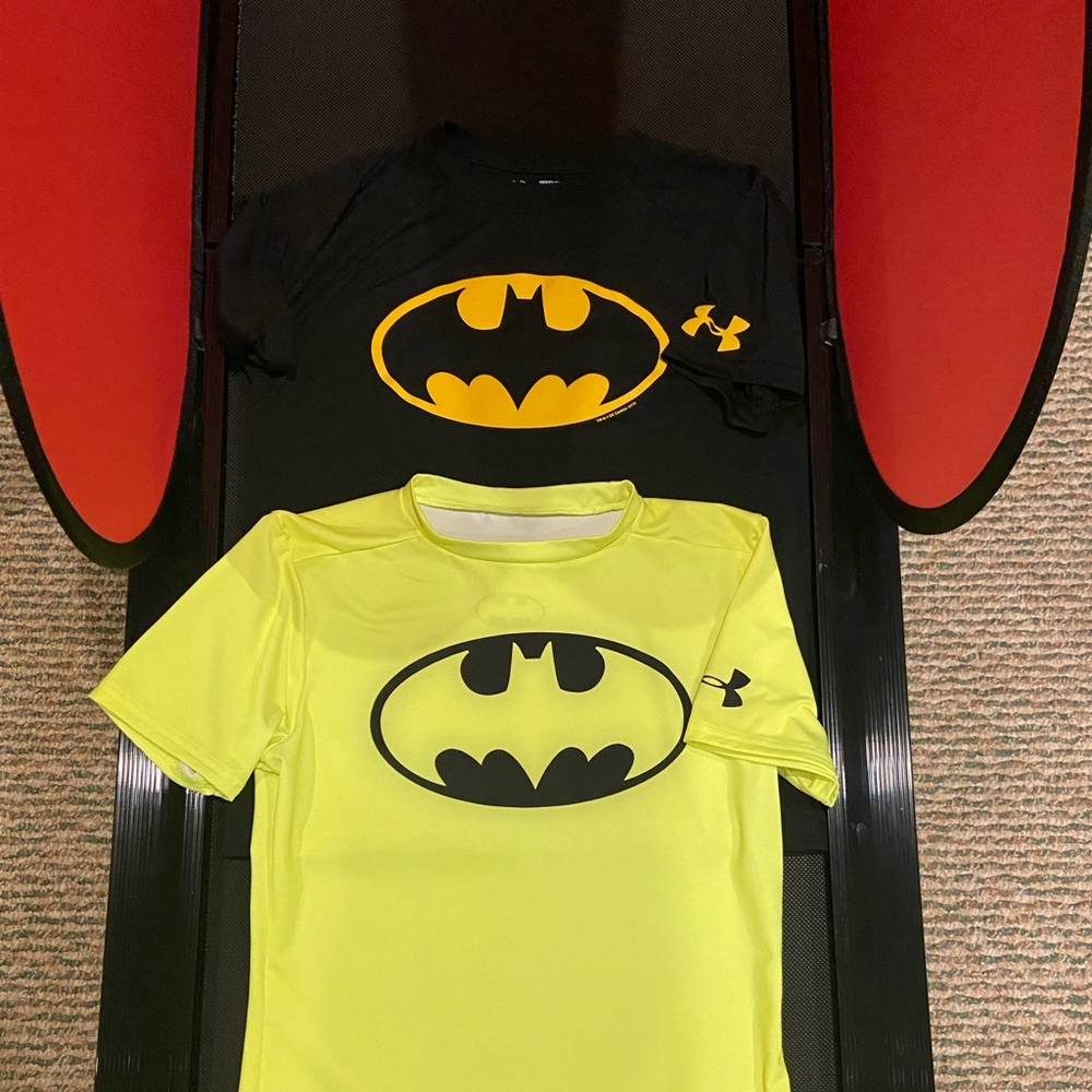 Boys Under Armour Batman Heat Gear Shirts